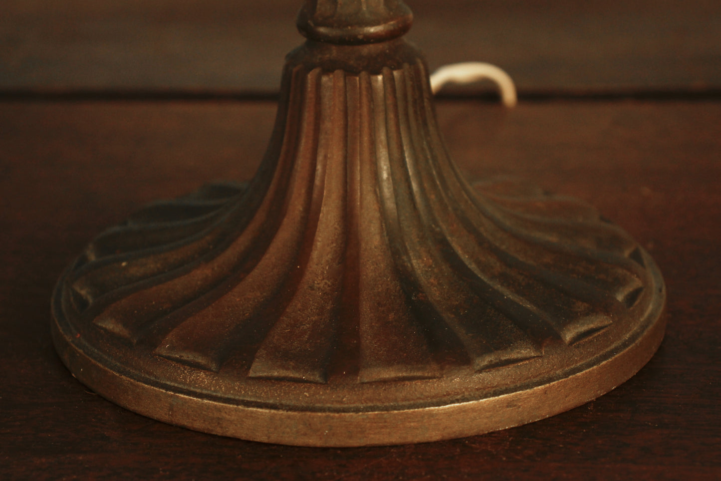 Pair Of Silver Crackle Table Lamps