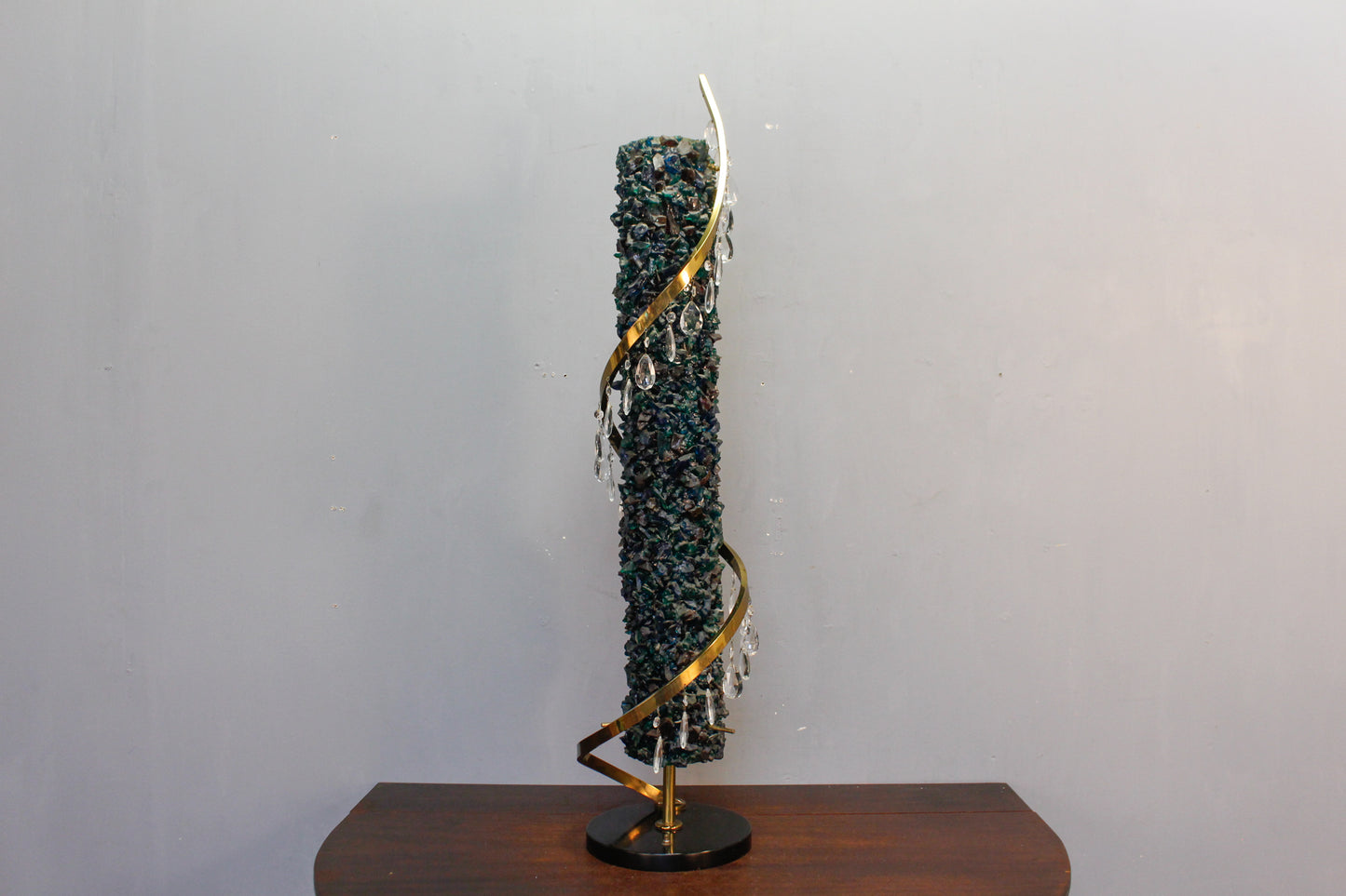 Large Rock Candy Swirl Table Lamp