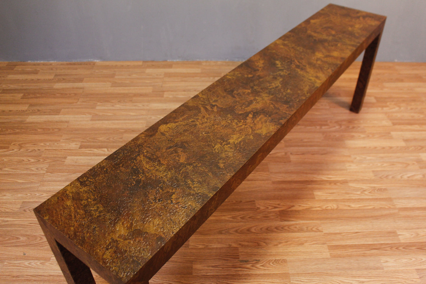 Long Stone Laminate Parsons Table - ONLINE ONLY