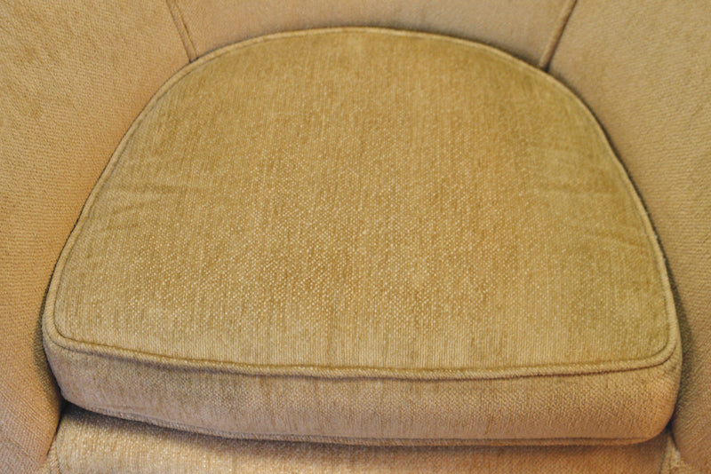 Fawn Curved Swivel Club Chair - ONLINE ONLY