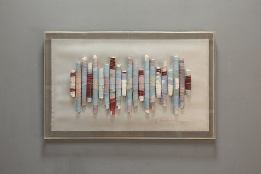 1980s "Roll" Mixed Media Art