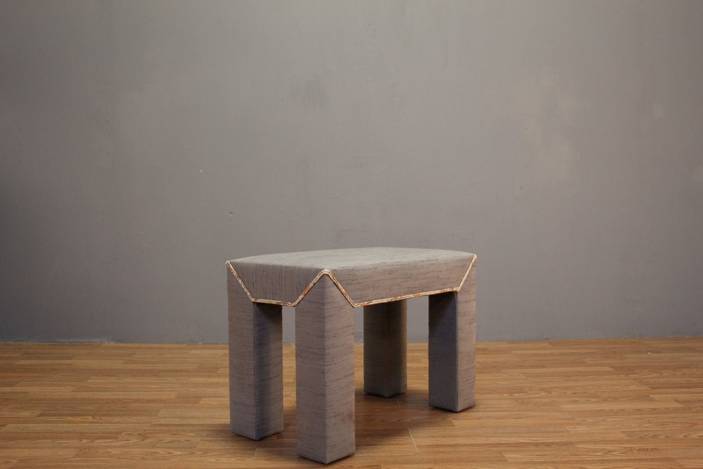 Gray Parsons Stool - ONLINE ONLY