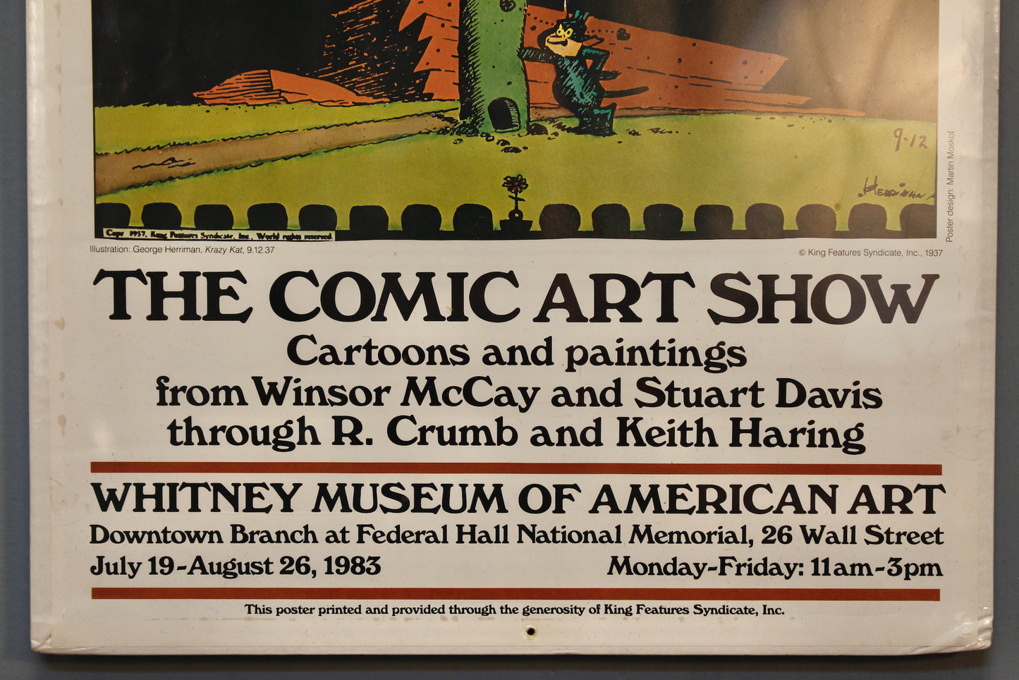 "The Comic Art Show" 1983 Museum Print