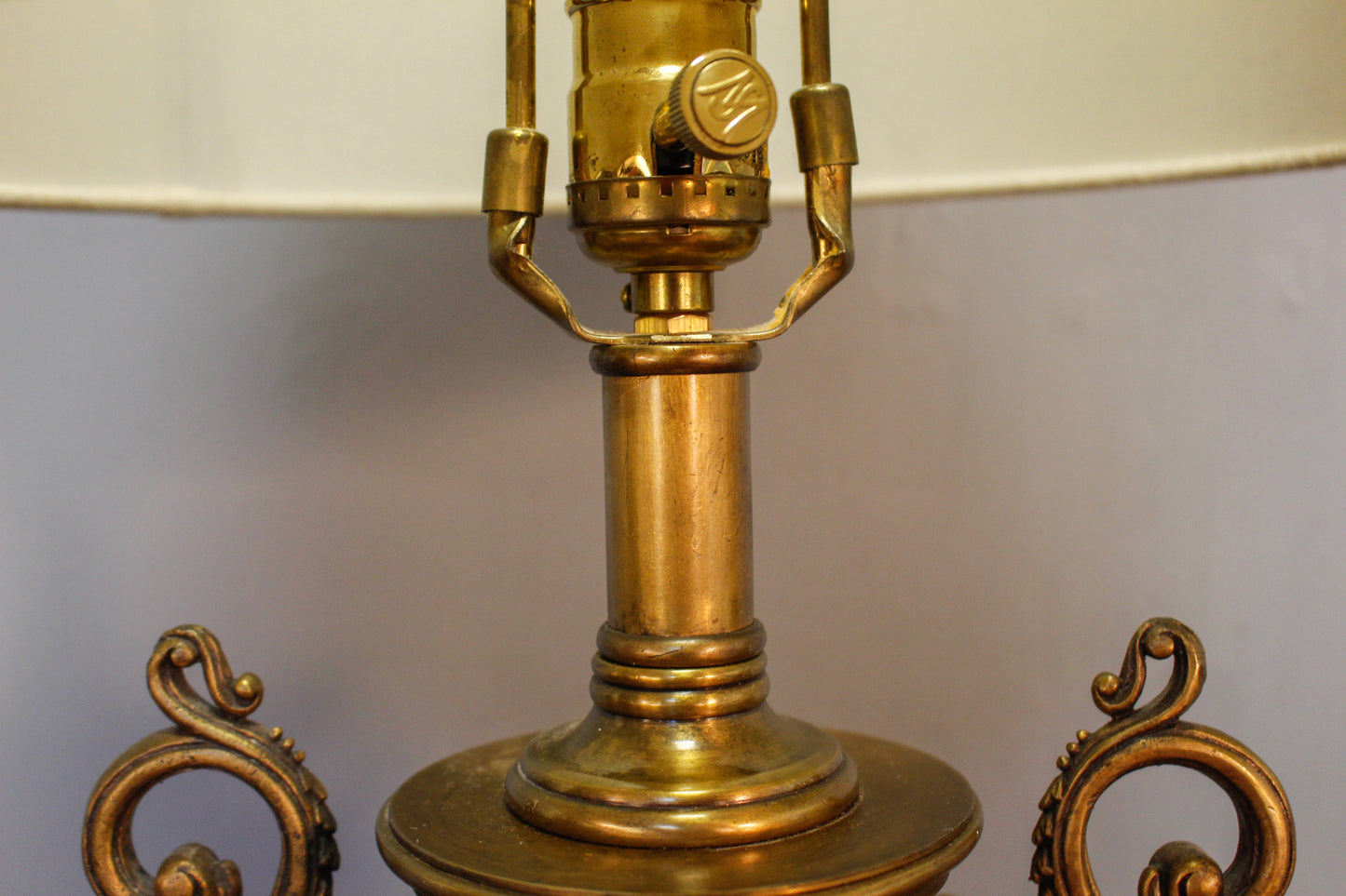 Maitland-Smith Brass & Marble Table Lamp