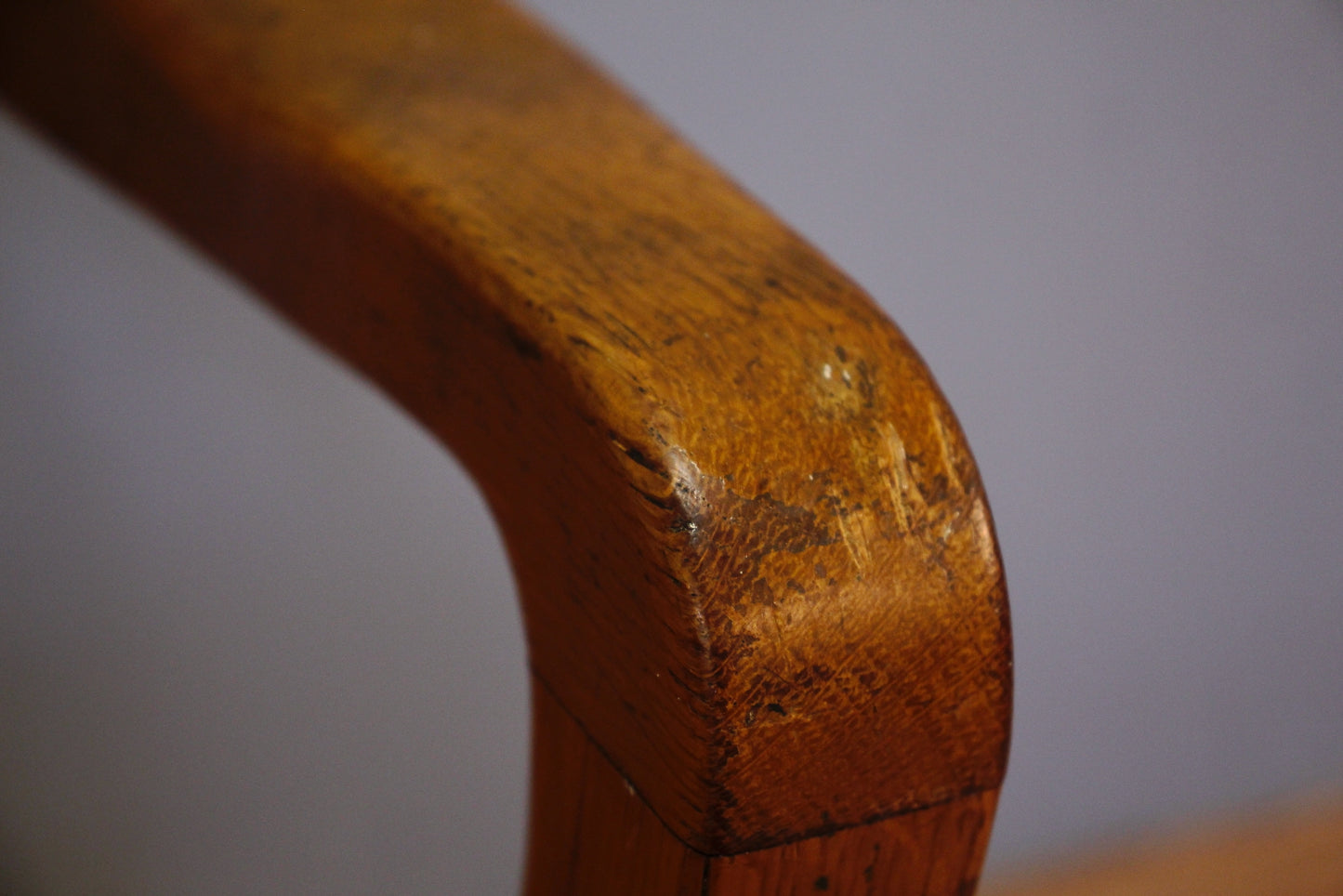 Oak Slatted Banker's Chair - ONLINE ONLY