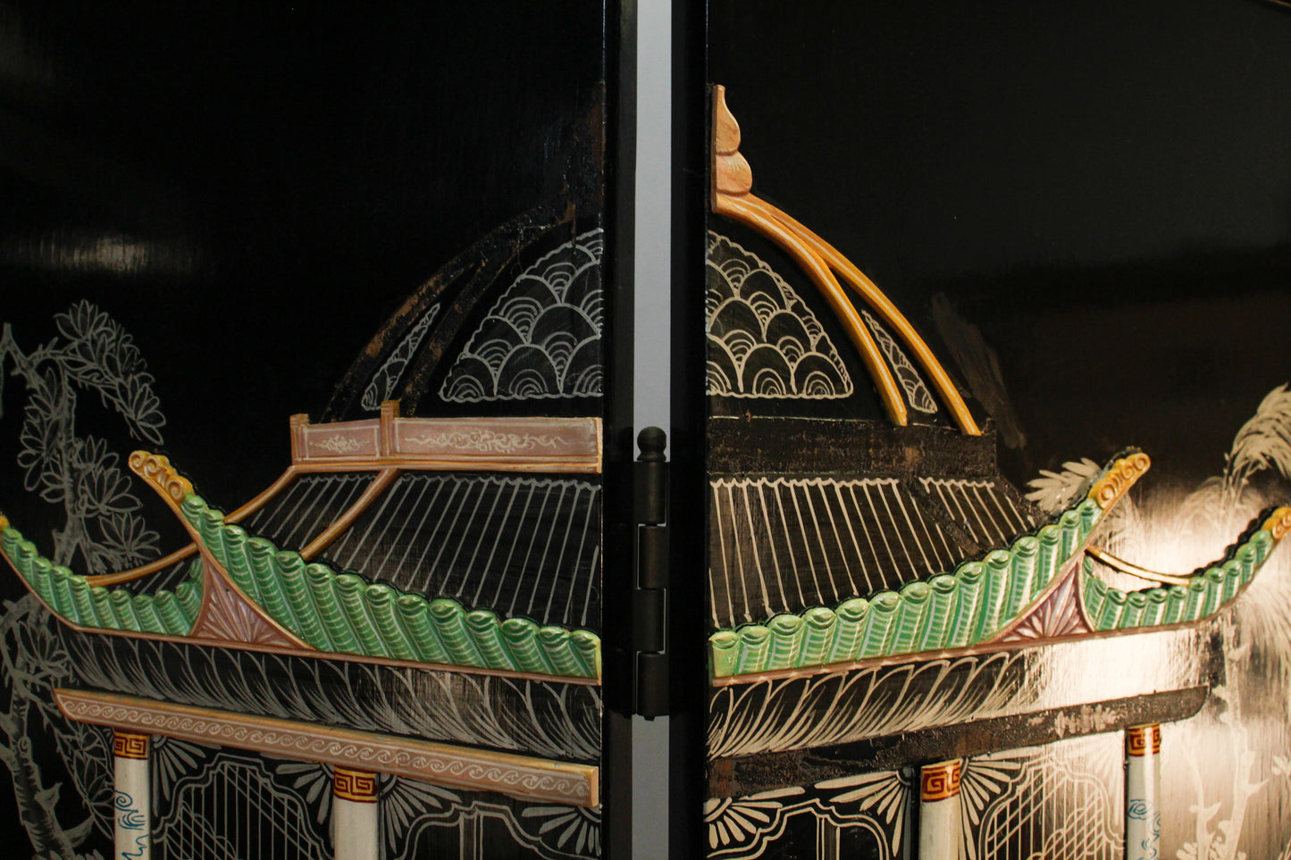 Japanese 4-Panel Folding Room Divider