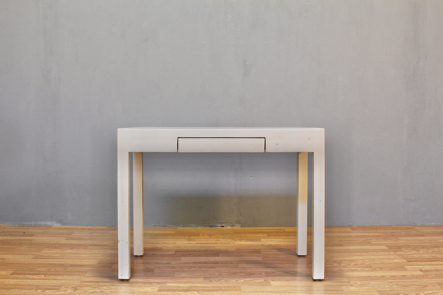 White Laminate Console Desk