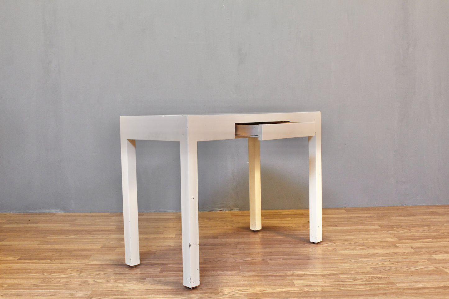 Postmodern Black & White End Table