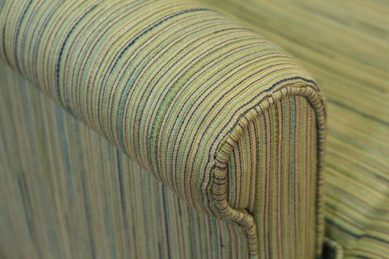 Hickory House Striped Club Chair - ONLINE ONLY