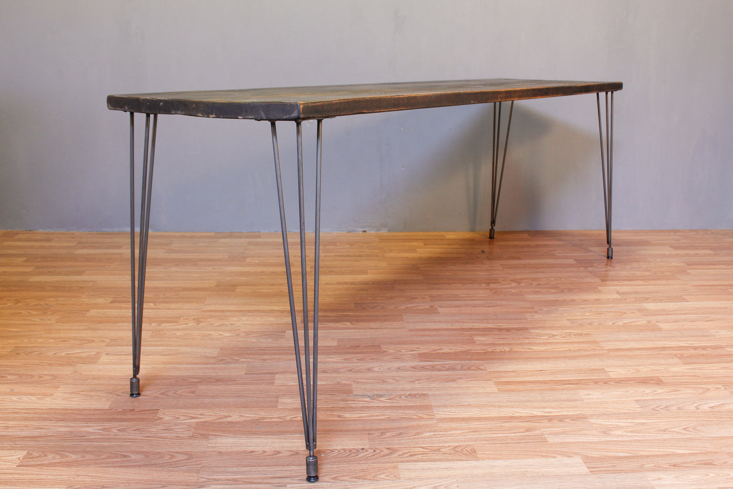 Large Modern Wood Hairpin-Leg Console Table - ONLINE ONLY