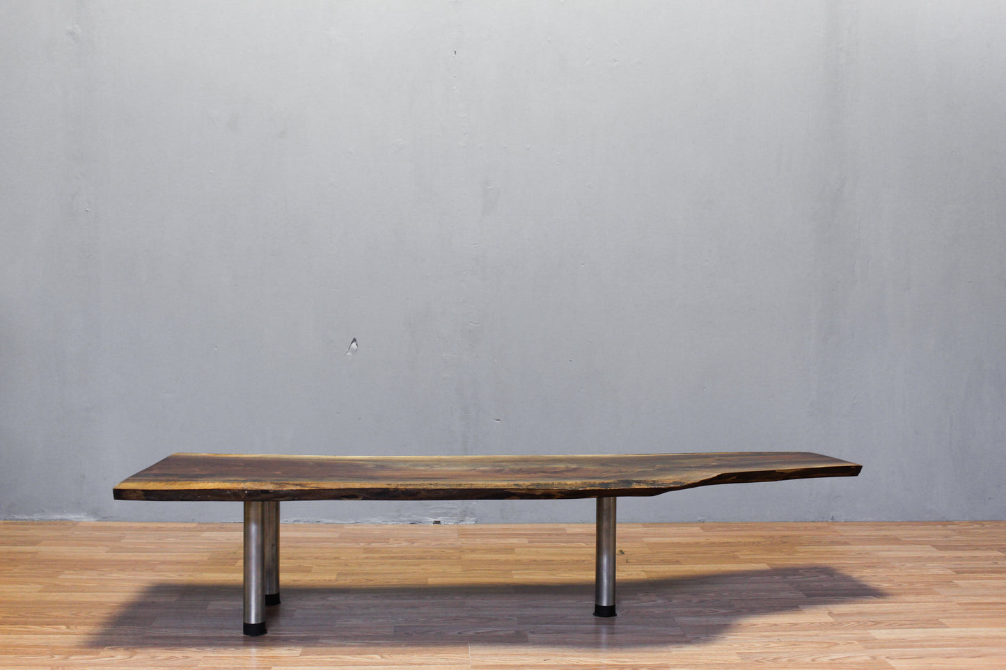 Live Edge Wood & Steel Coffee Table - ONLINE ONLY