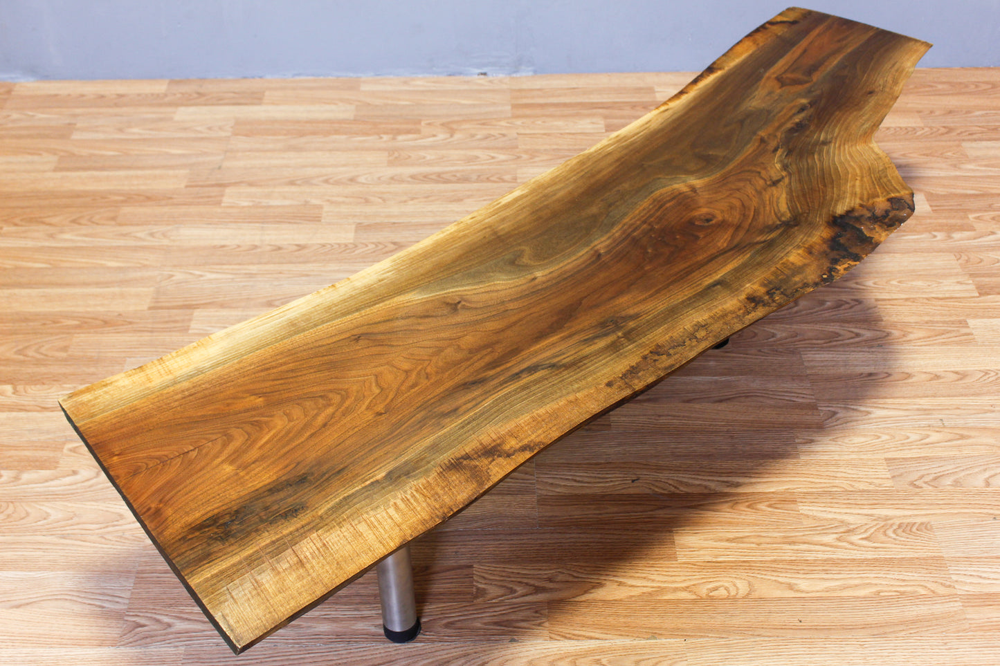 Live Edge Wood & Steel Coffee Table - ONLINE ONLY