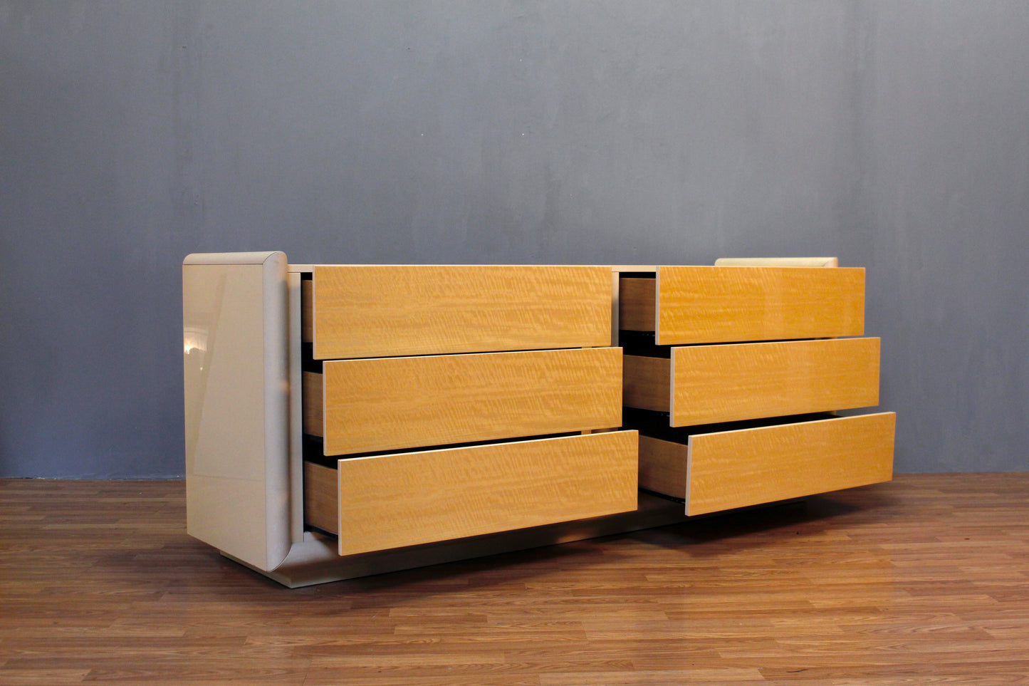 Large Giorgio Collection Lacquer & Leather Dresser - ONLINE ONLY