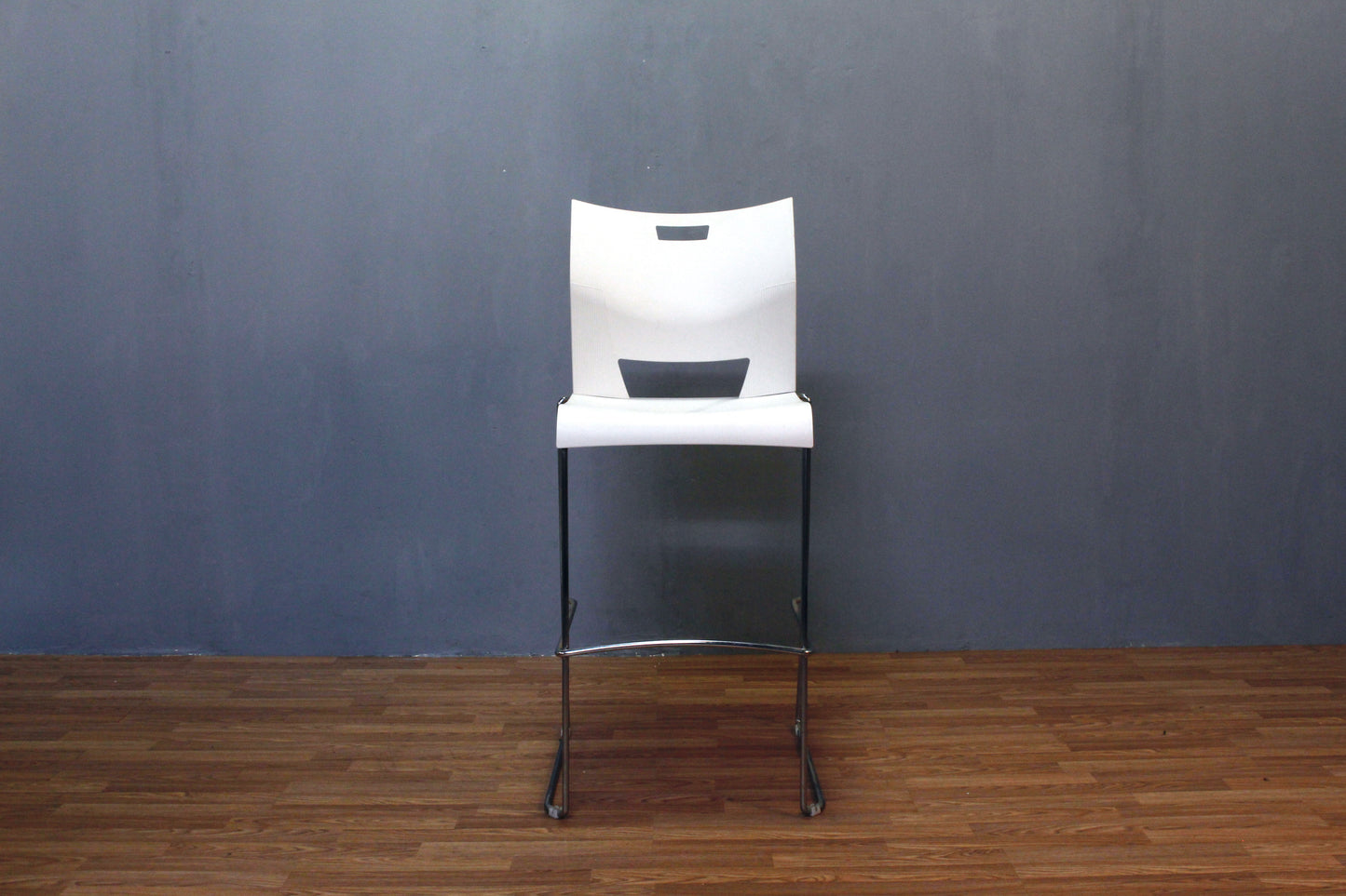 Contemporary Molded Plastic Bar Stool- ONLINE ONLY