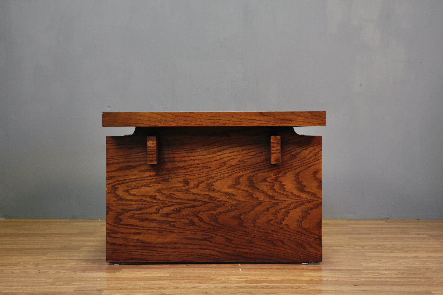 Lane Brutalist Oak Square Coffee Table