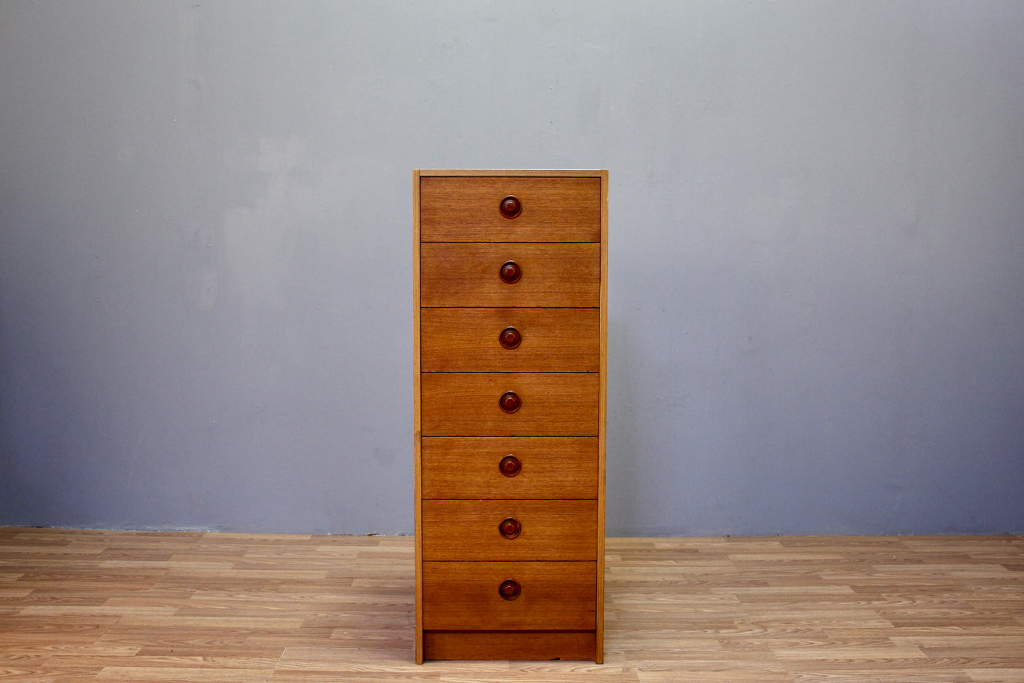 Swedish Teak 7-Drawer Lingerie Chest