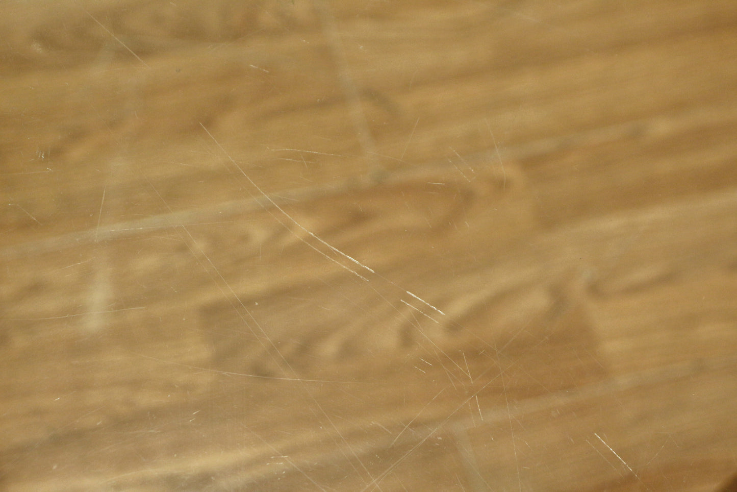 Tan Metal & Glass Kitchen Table - ONLINE ONLY