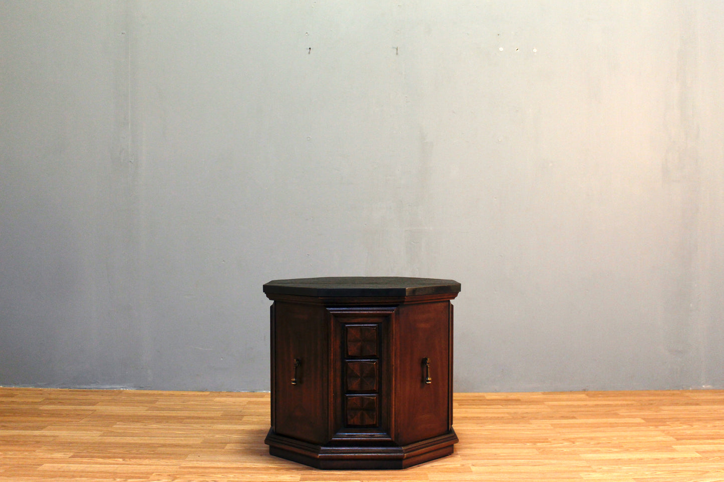 Octagonal Slate-Top End Table - ONLINE ONLY