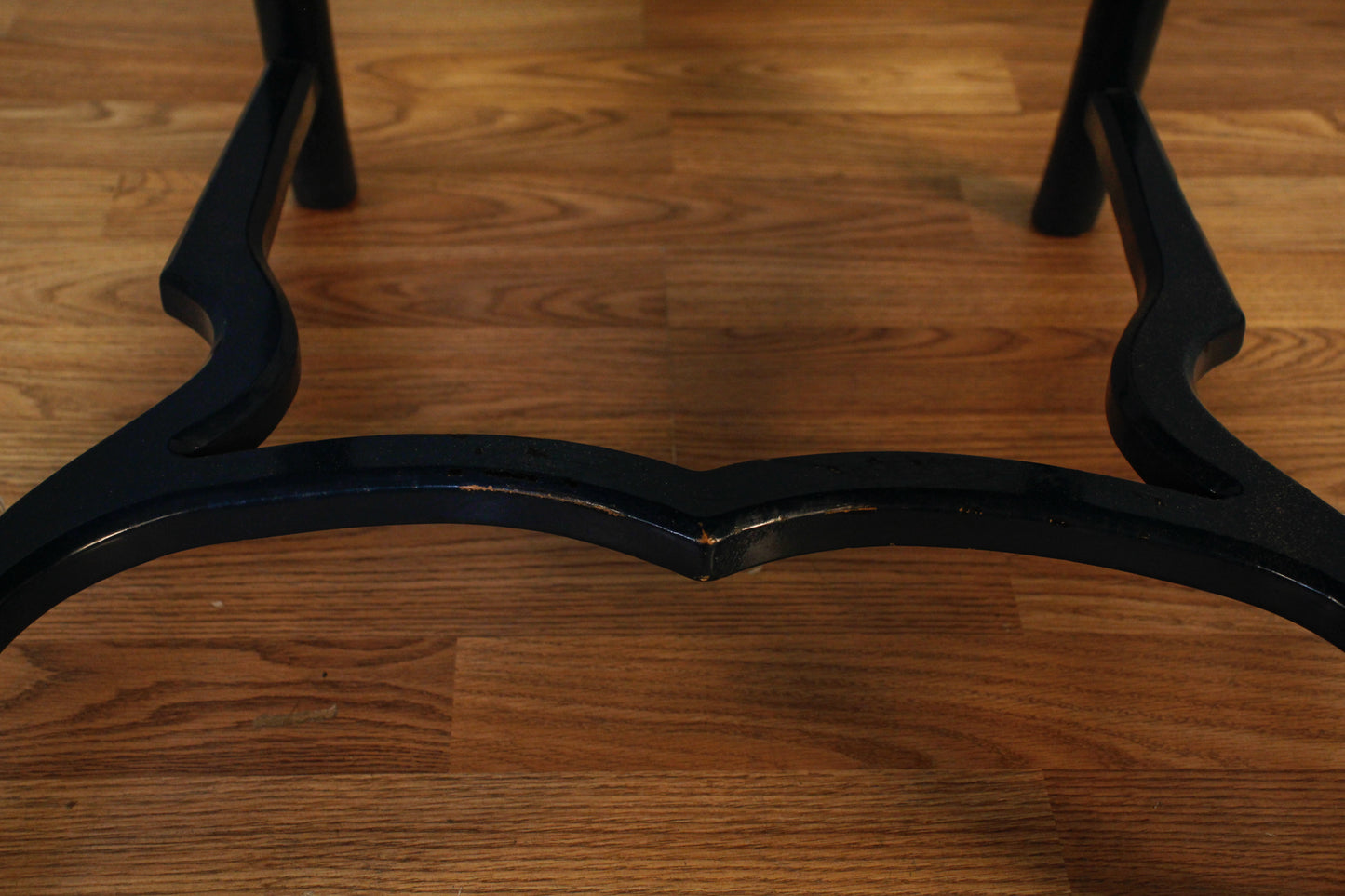 Hollywood Regency Navy & Ikat Side Chair