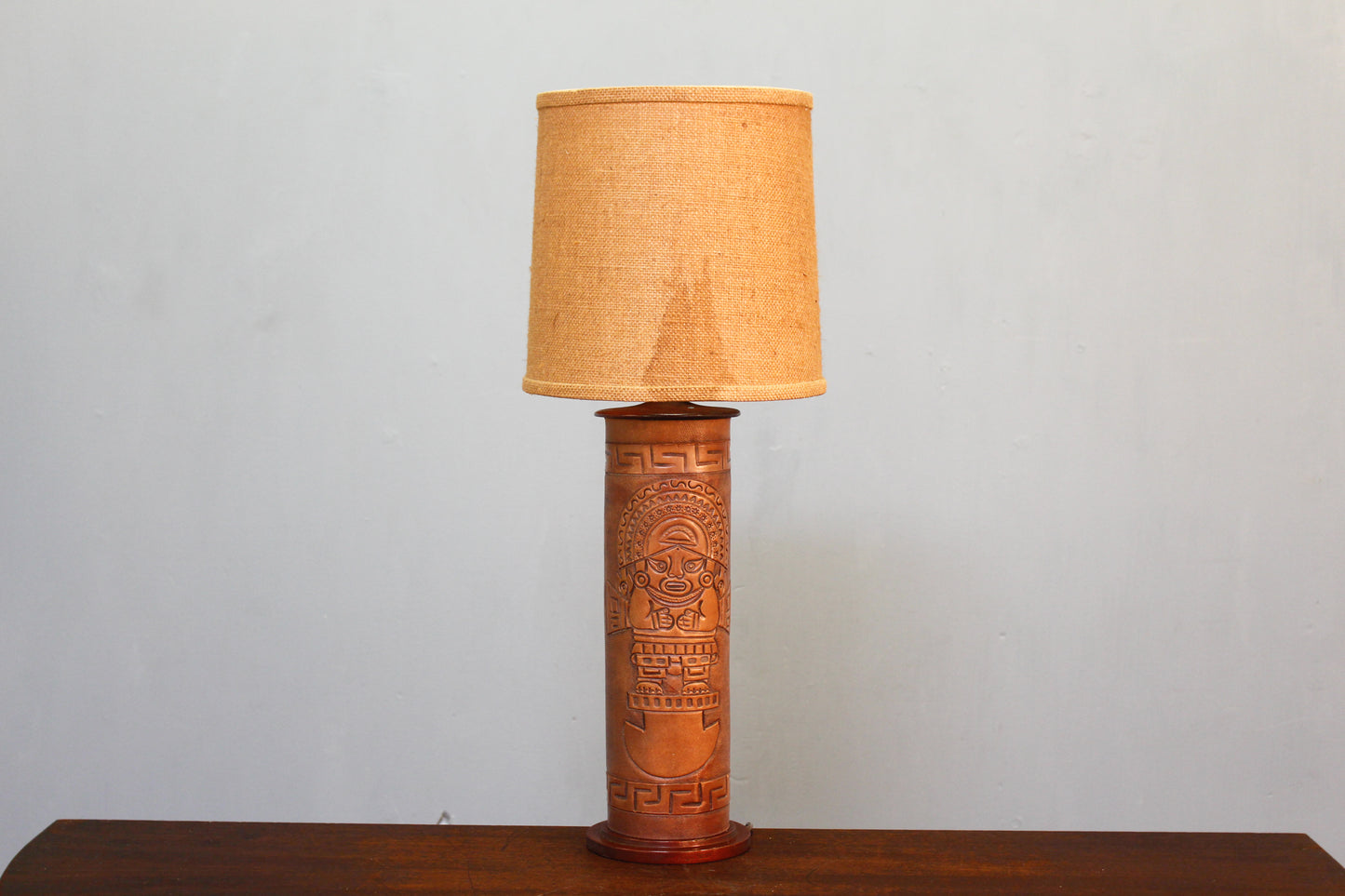 Mid Century Aztec Table Lamp