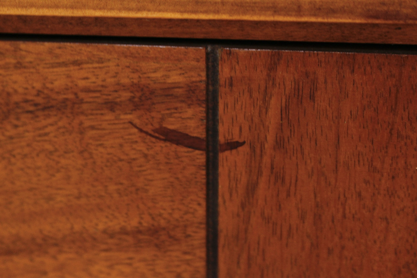 Walnut & Laminate 9-Drawer Dresser