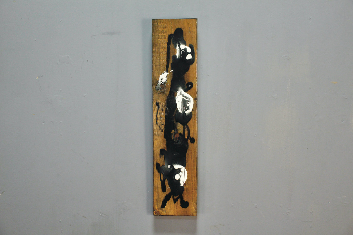 Small "Shadows" Painted Wooden Slab