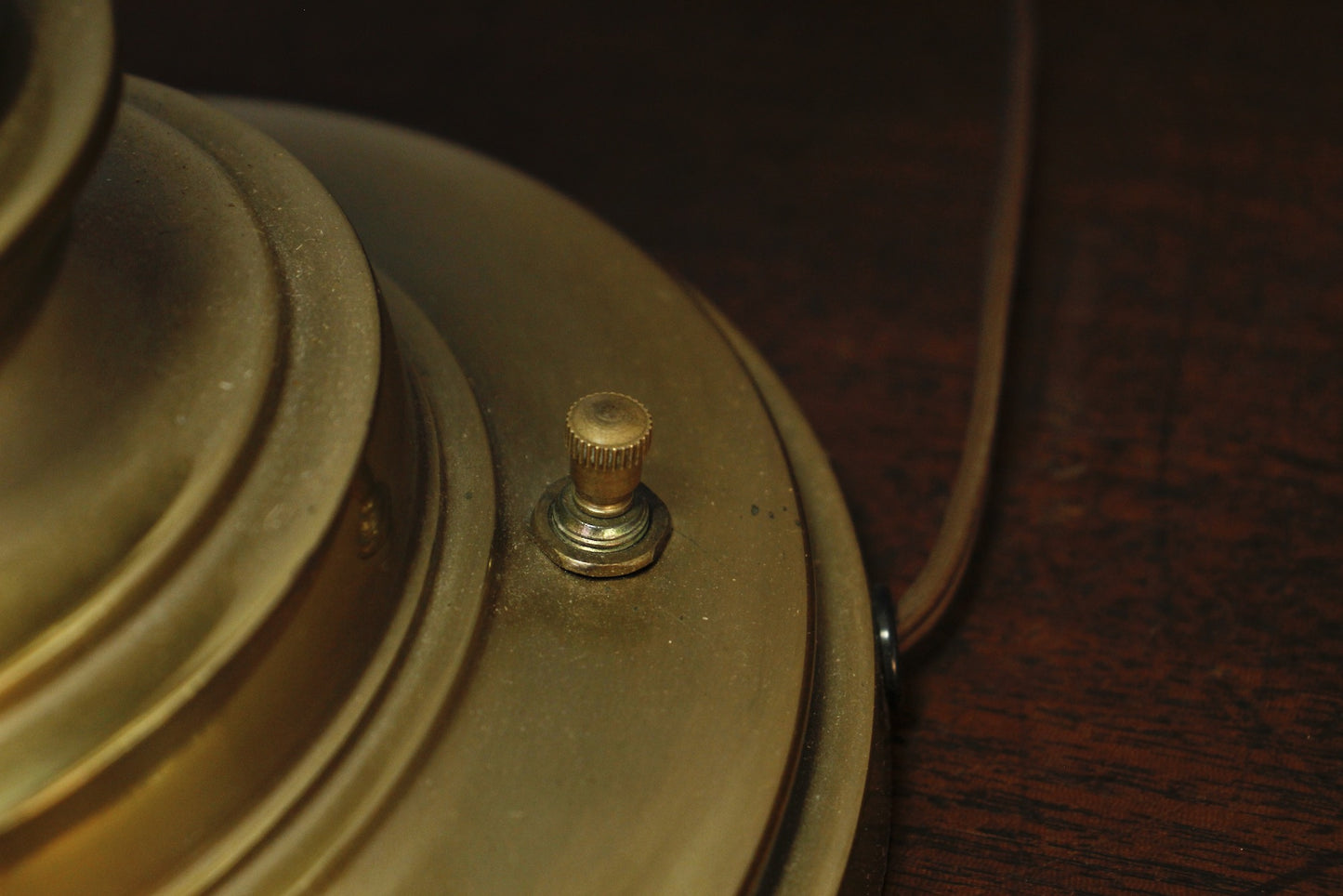 Tall Brass Table Lamp