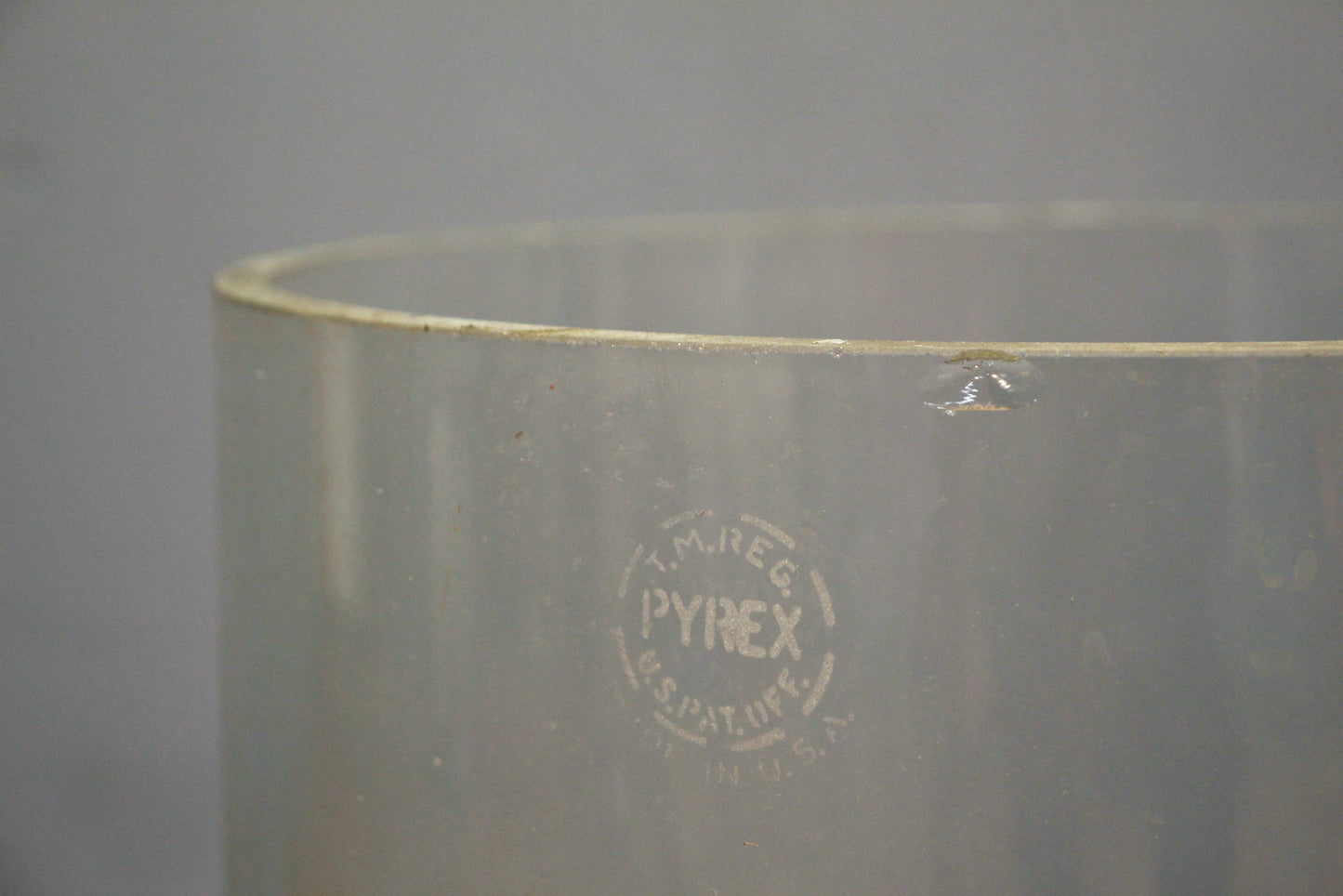 Large 1930s Pyrex Labratory Cylinder