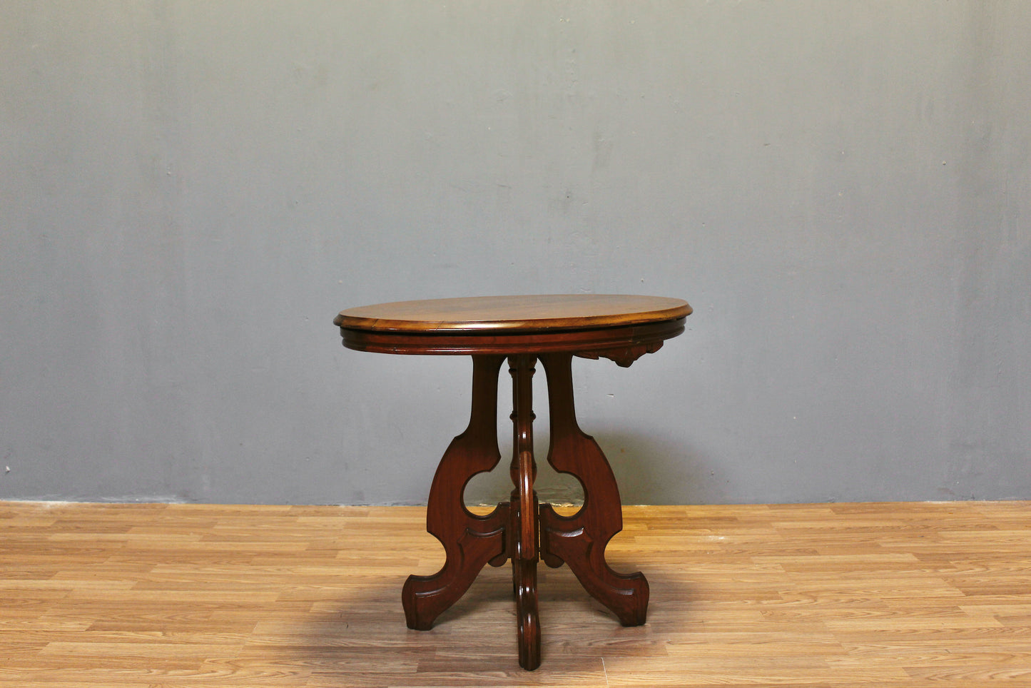 Victorian Eastlake Oval Occasional Table