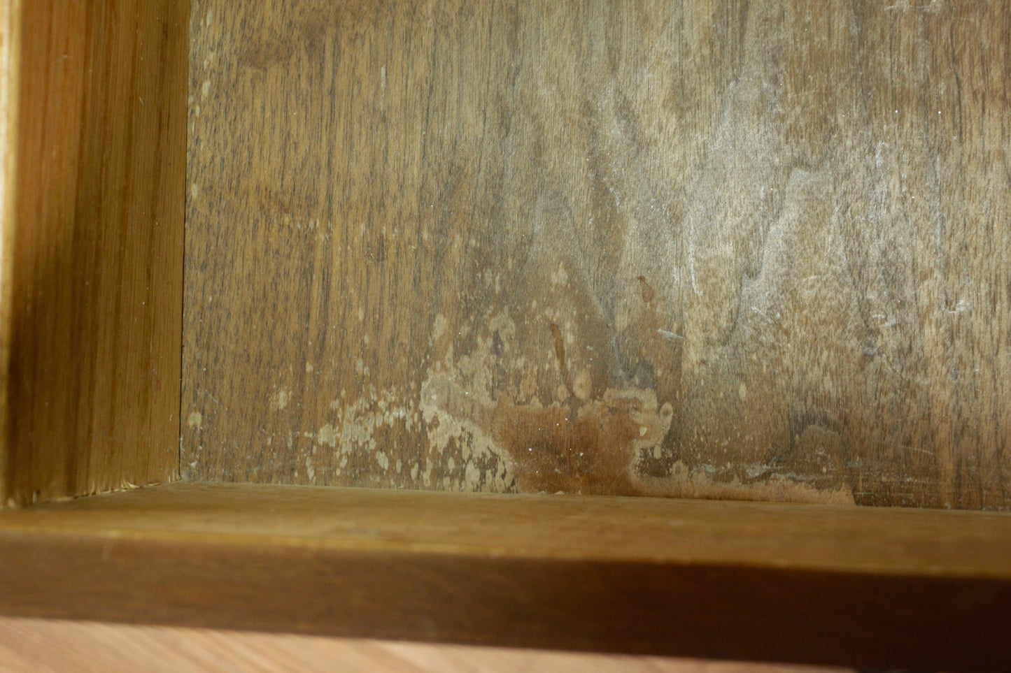 Mid Century Walnut 3-Drawer Credenza