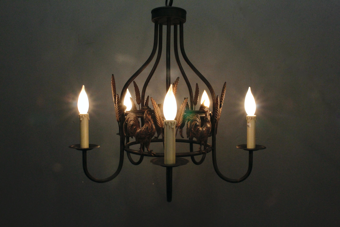 Iron Candelabra Chandelier