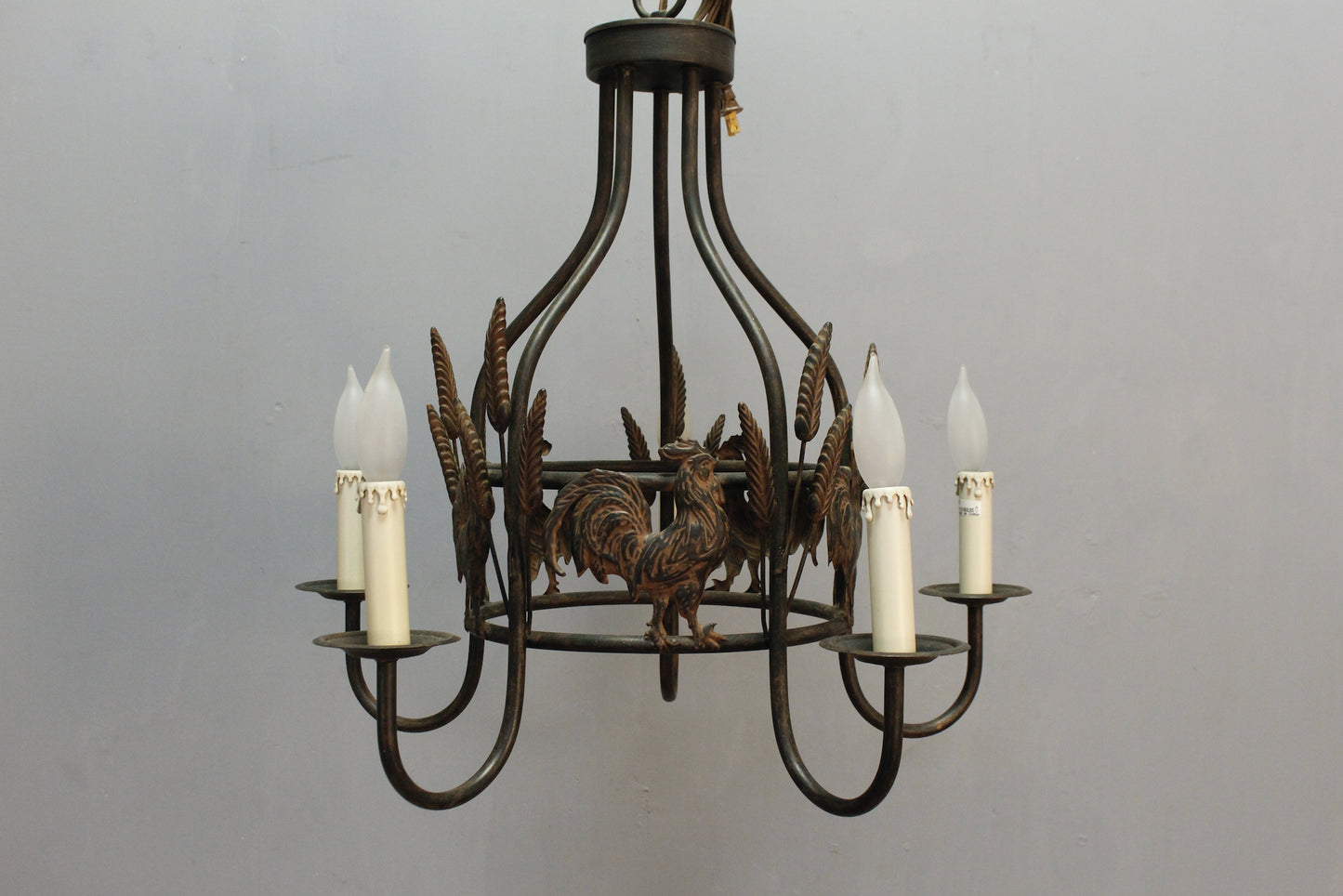 Iron Candelabra Chandelier