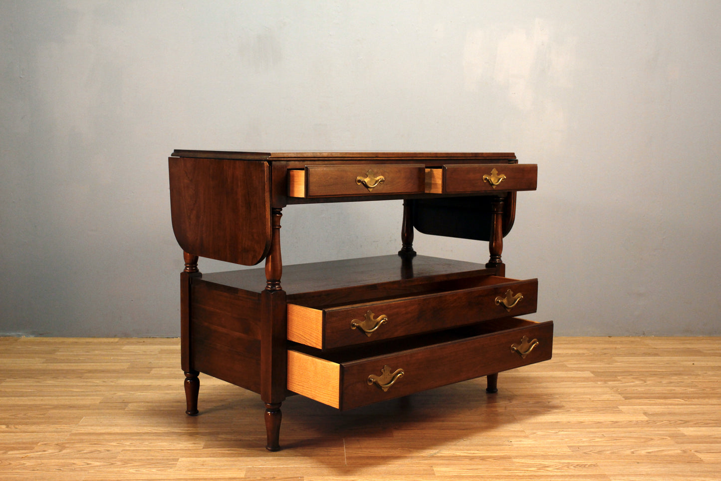 Statton Provincial Drop-Leaf Console