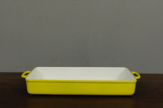 Lemon Yellow Cast Iron Pan