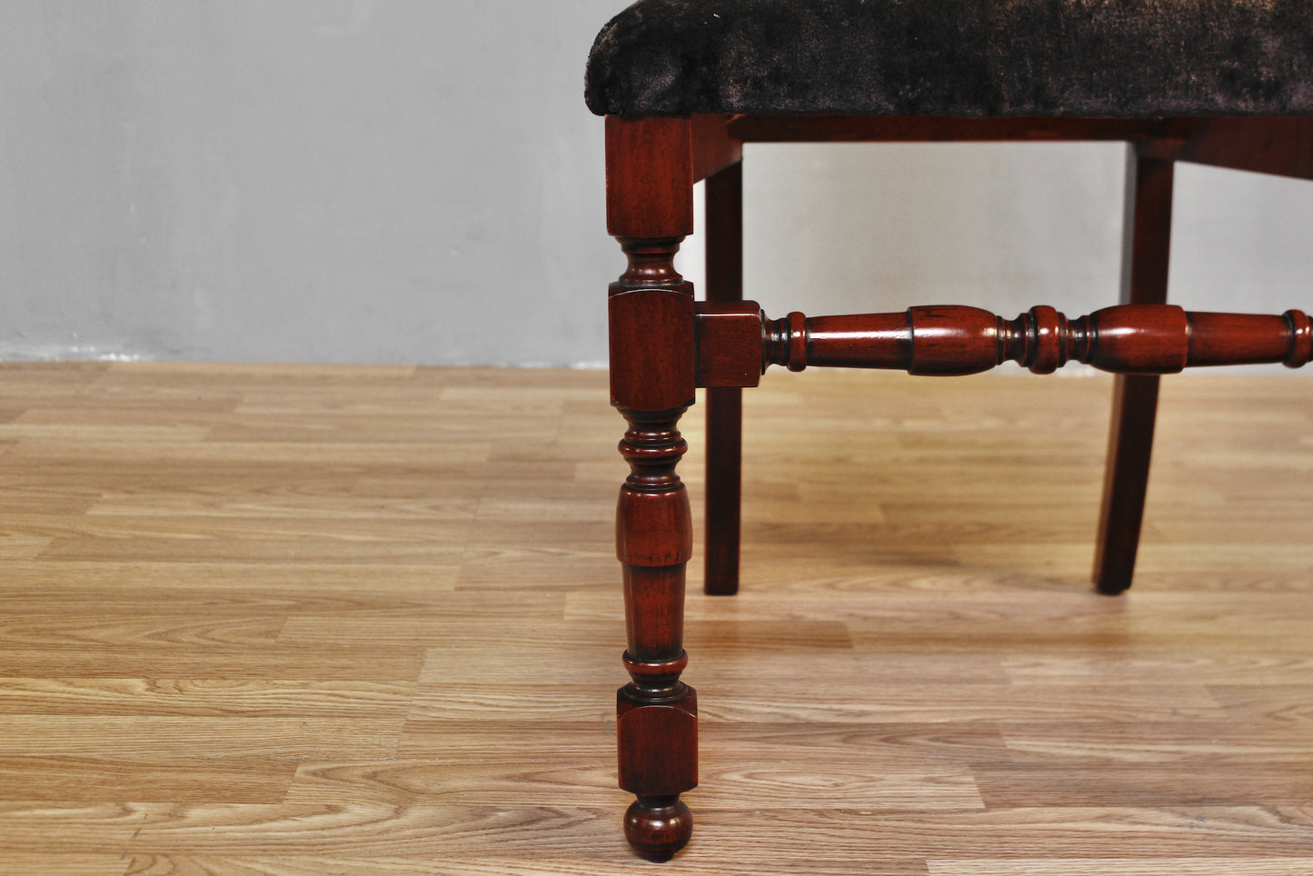 Dramatic High-Back Bordeaux Side Chair
