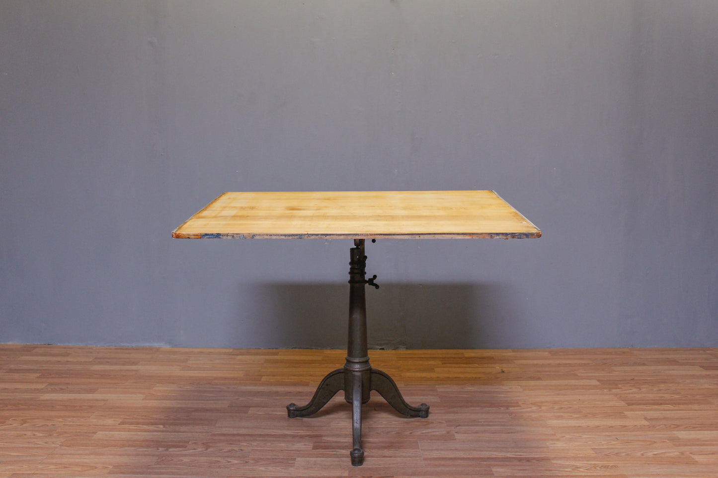 Wood & Iron Drafting Table - ONLINE ONLY