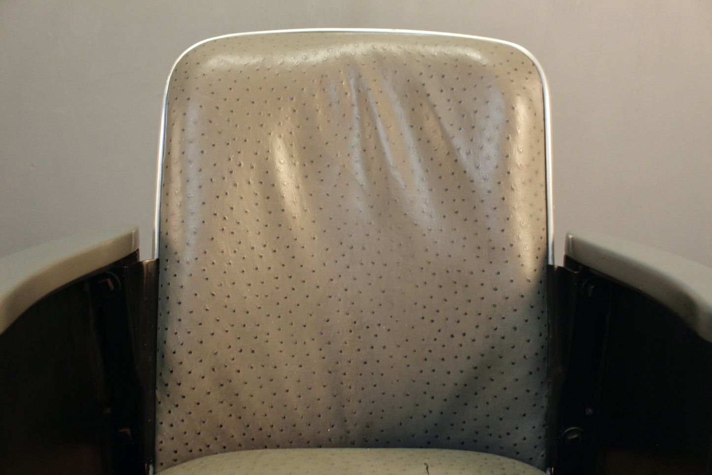 Art Deco Cast Iron Theater Chair