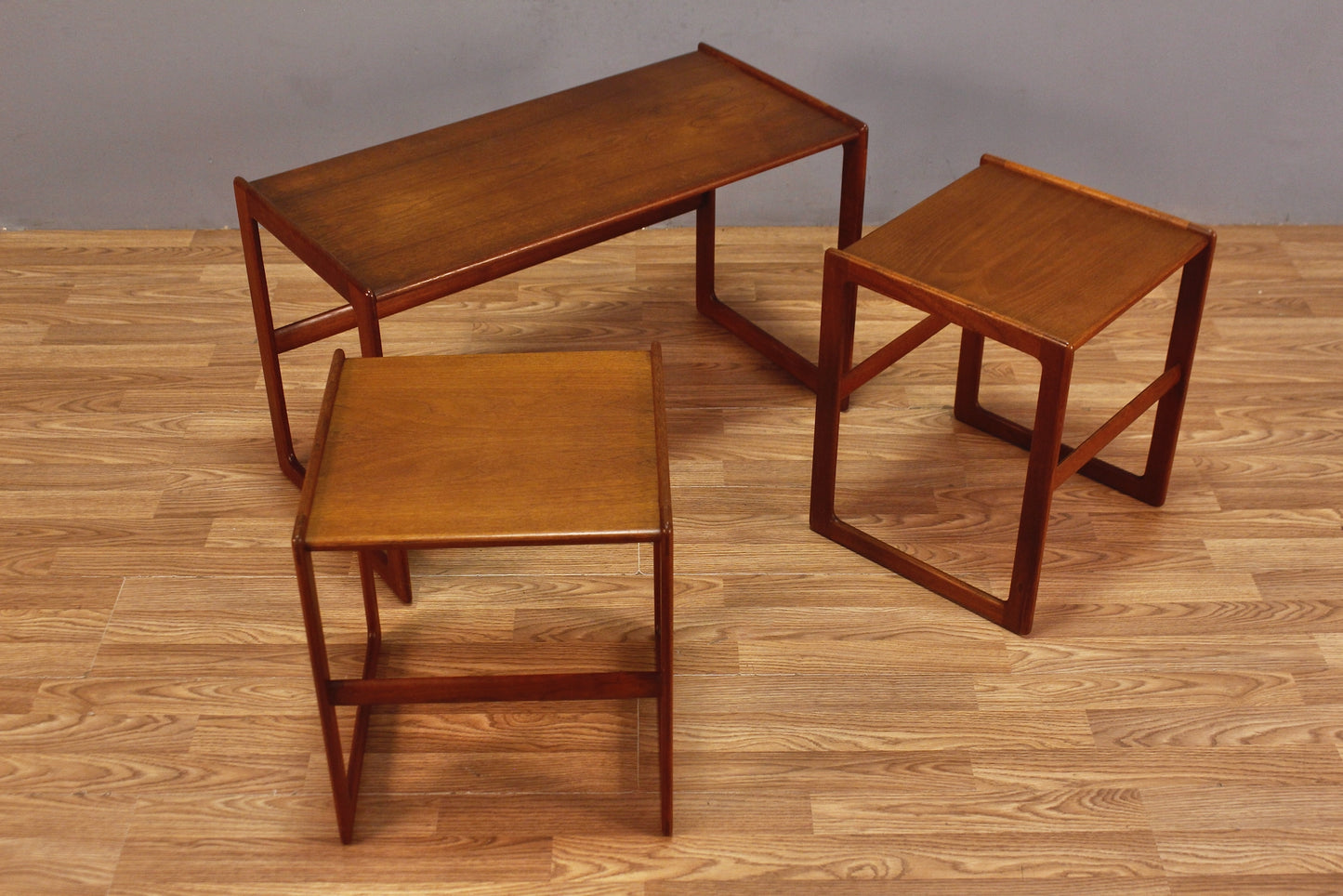 Arne Hovmand-Olsen Teak Nesting Table Set