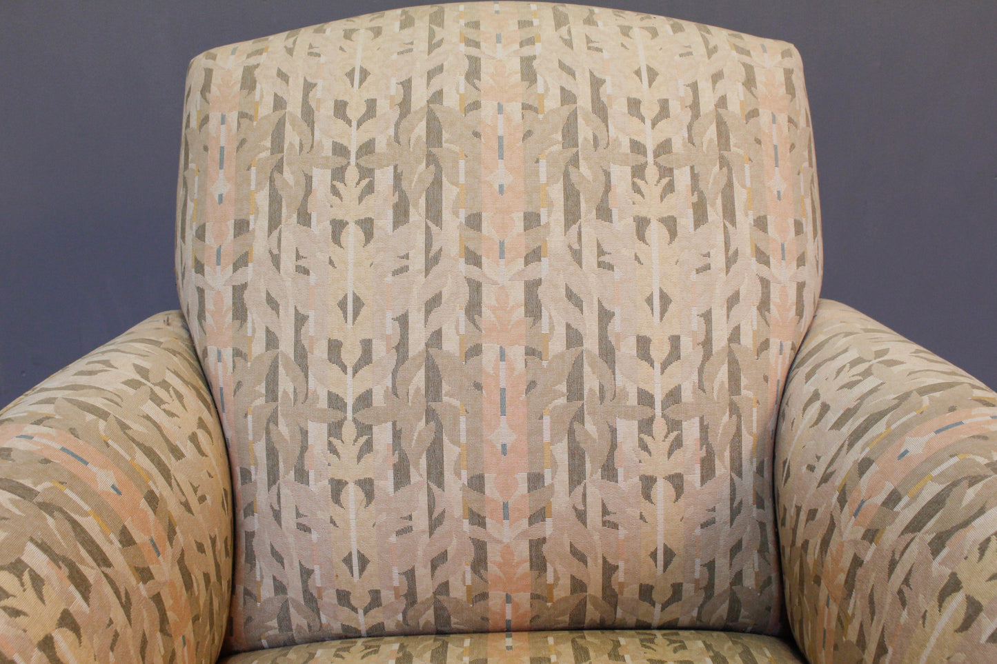 Floral Pastel Stripe Club Chair - ONLINE ONLY