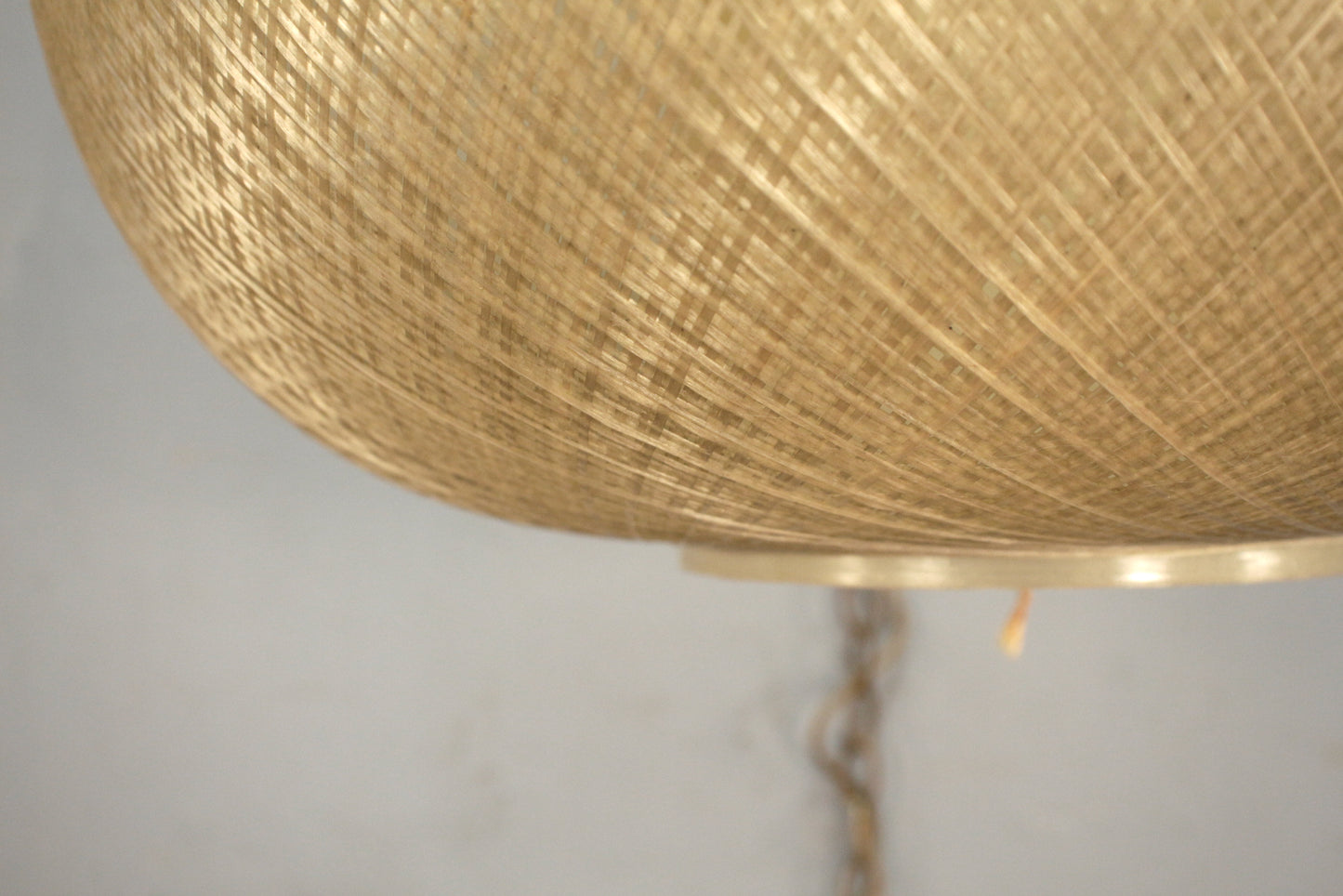 Spun Fiberglass String Swag Lamp