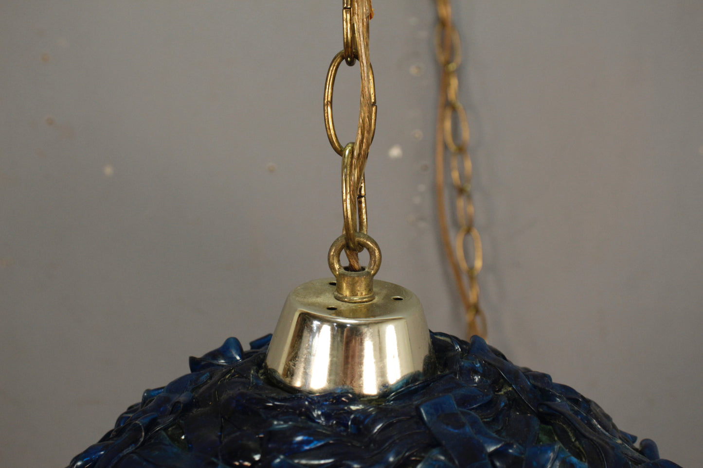 Blue Raspberry Rock Candy Swag Lamp