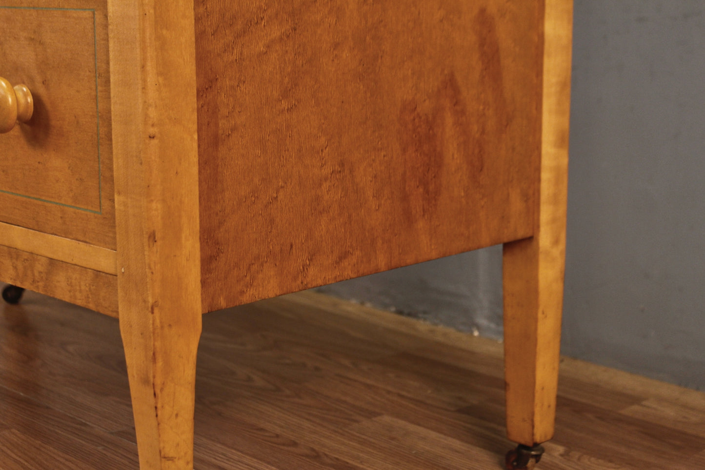 Birdseye Maple 4-Drawer Dresser