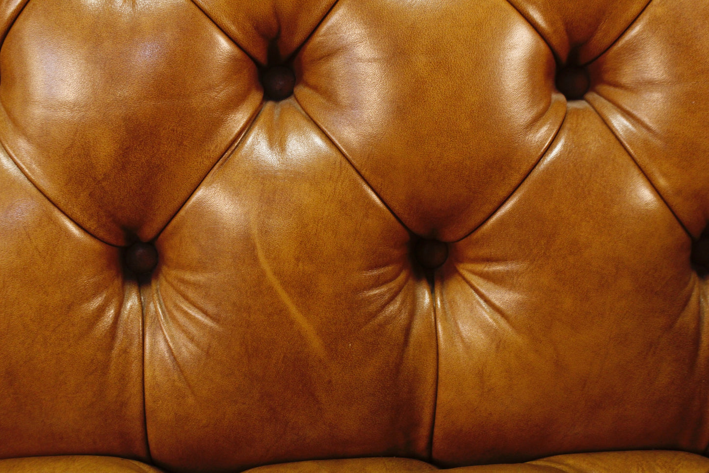 Leathercraft Toffee Chesterfield Sofa