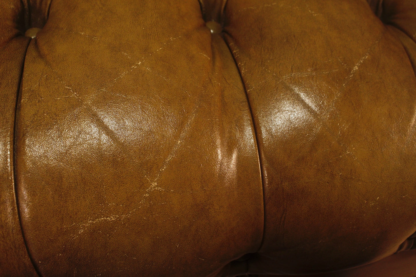 Leathercraft Toffee Chesterfield Sofa