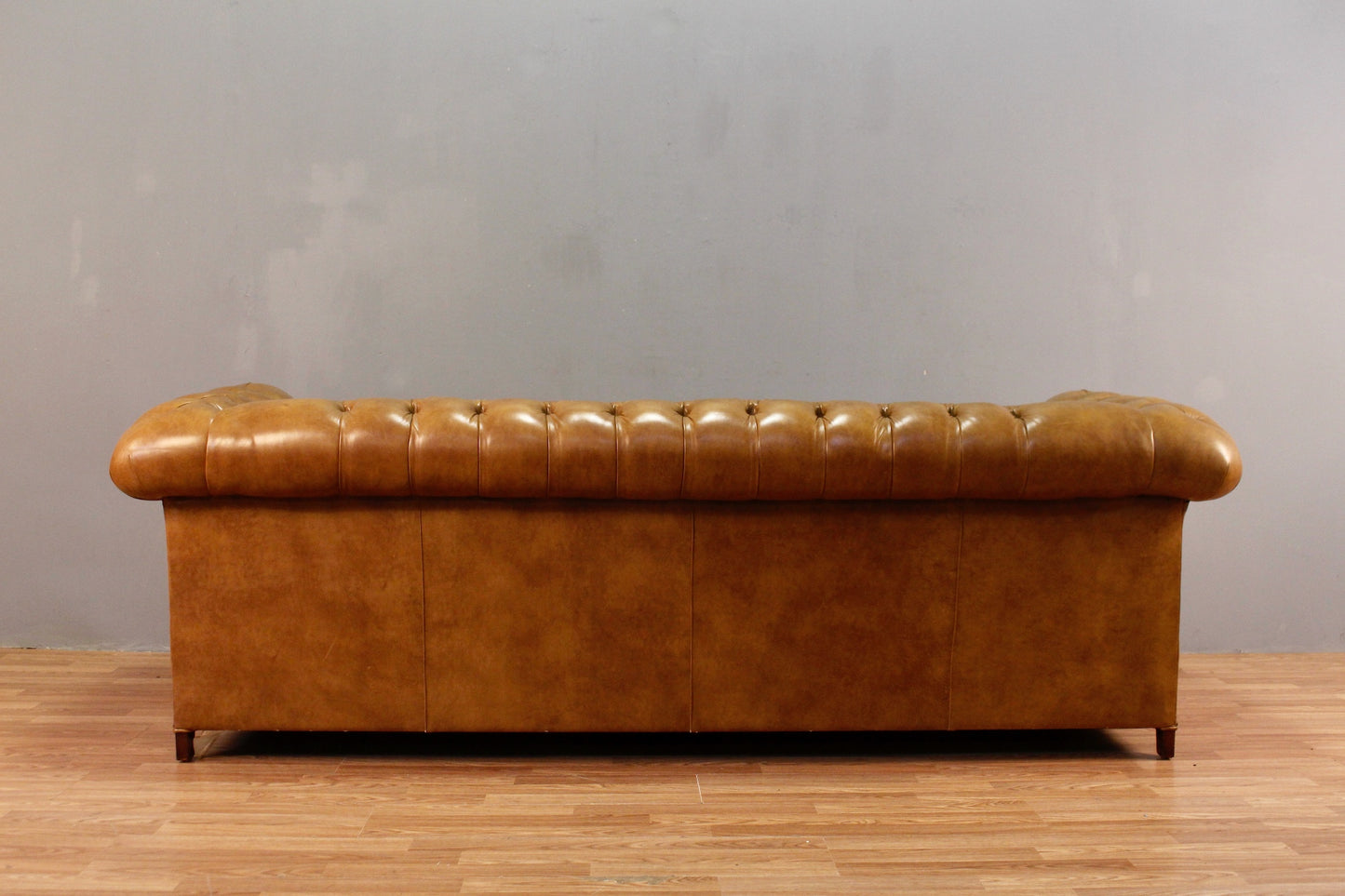 Leathercraft Toffee Chesterfield Sofa