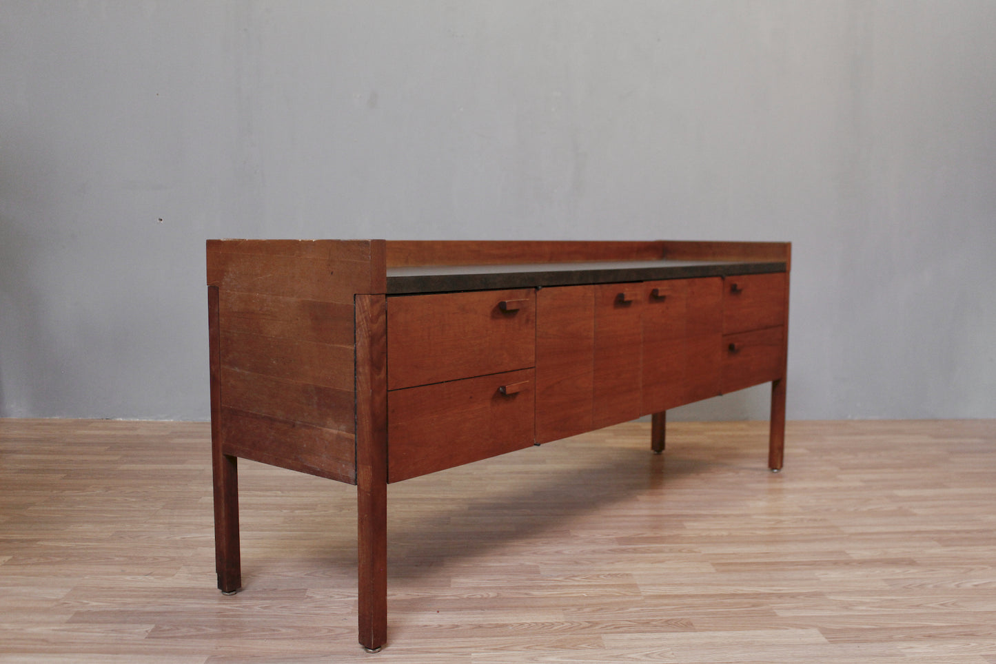 Monarch Luxe Walnut & Laminate Office Credenza - ONLINE ONLY