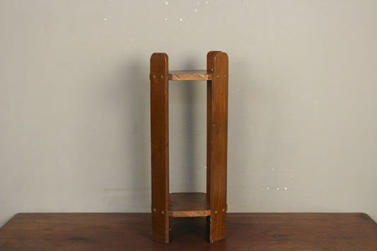 Simple Wooden 2-Tier Plant Stand