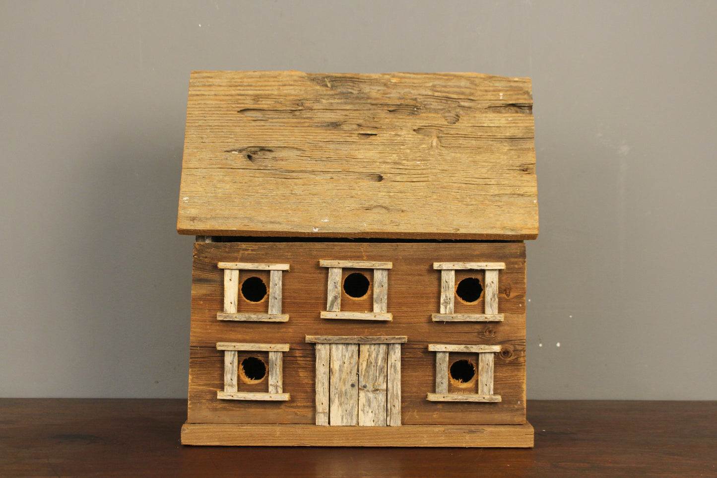 Rustic Brown Bird Manor