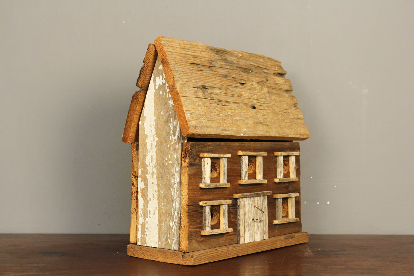 Rustic Brown Bird Manor