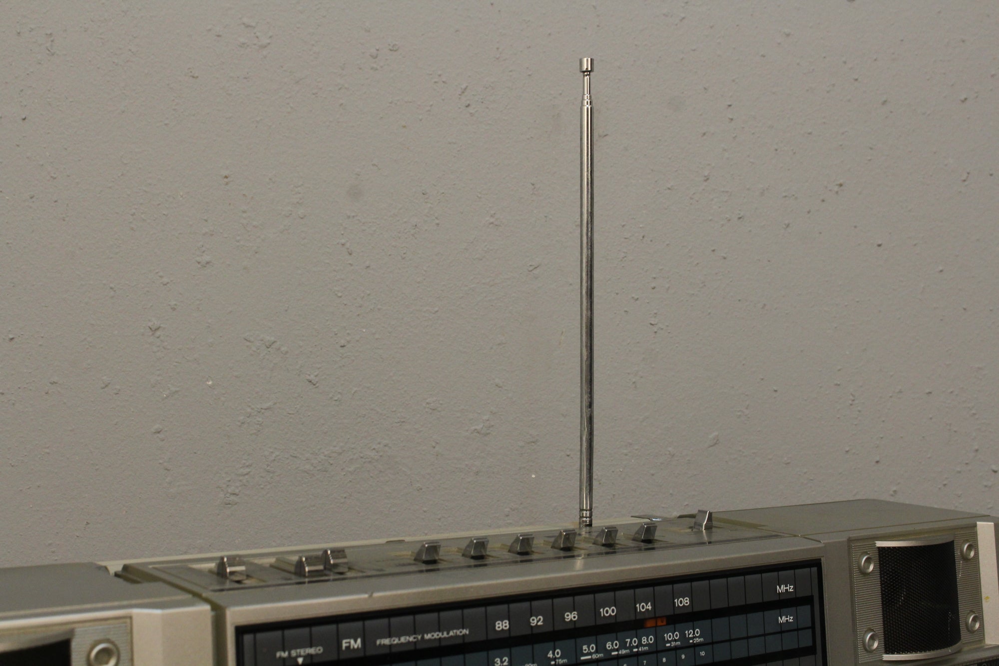 1980s Hitachi Dual Cassette Boombox – Furnish Green